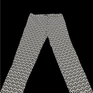 Elliott Lauren Monochrome Geometric Print Pants
